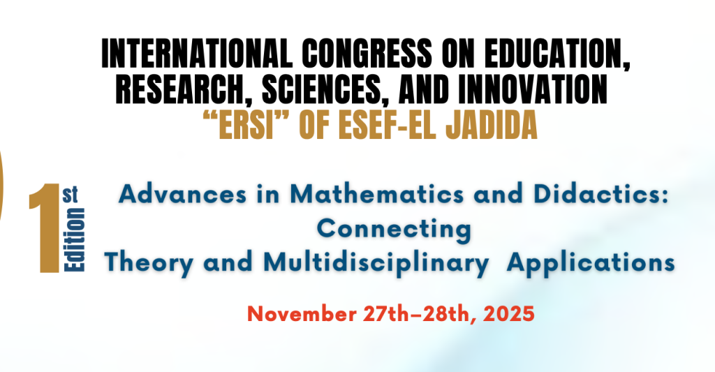 Congrès international sur l’éducation, la recherche, les sciences et l’innovation 2025