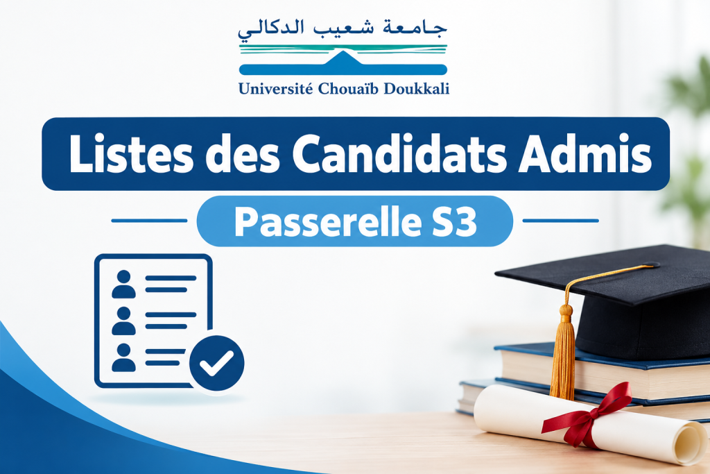 Listes des Candidats Admis – Passerelle S3